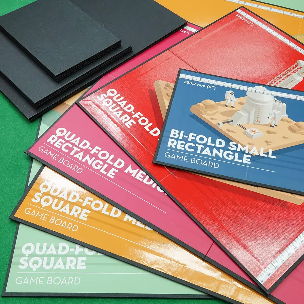 Choose from small, medium, large, and extra-large sizes to suit our range of game boxes, with options for bi-fold or quad-fold boards for those who want to make the most of the available space