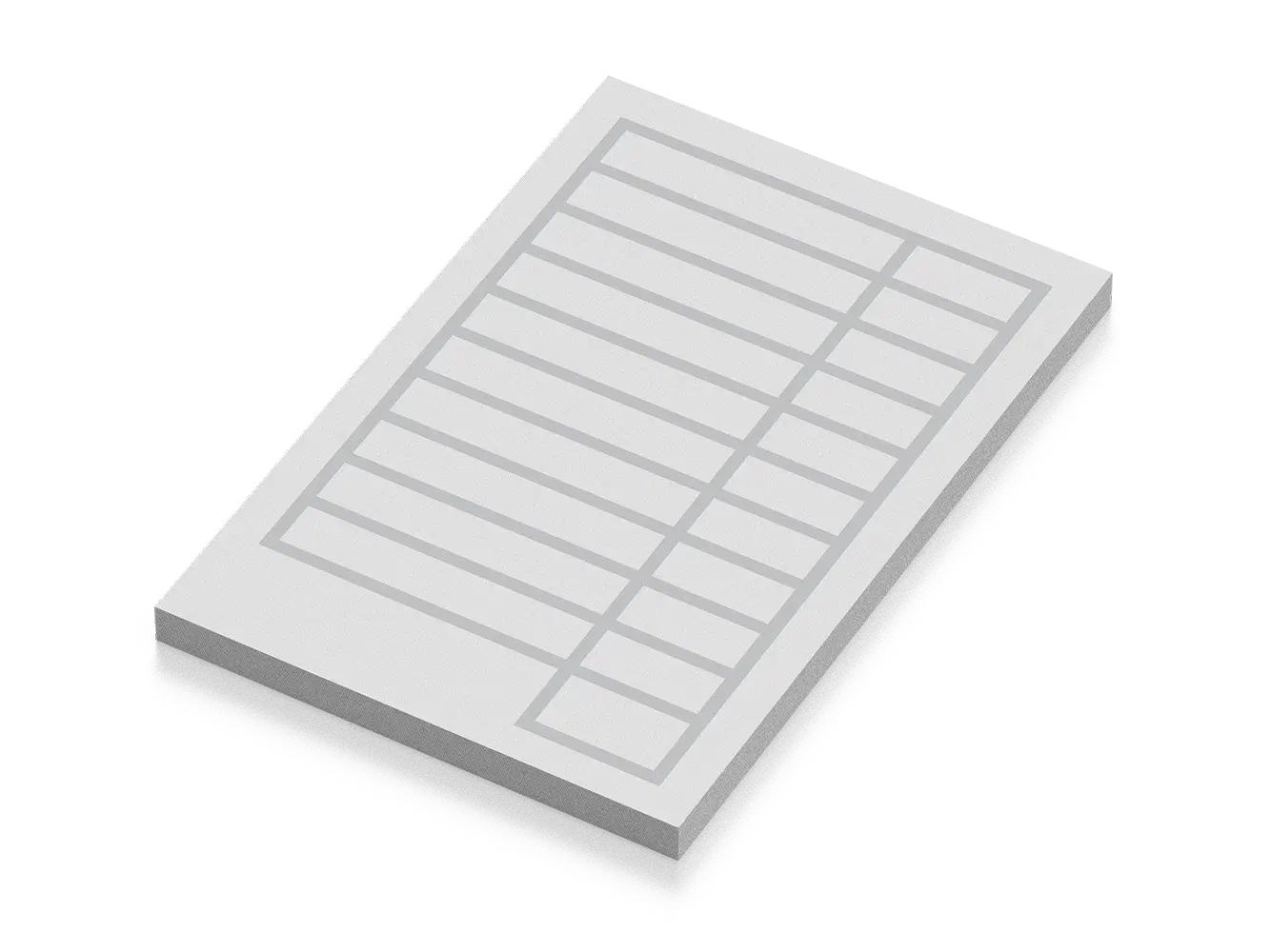 Mat Pad Notes LTT | PoD Components | Mats, pads, screens & boards